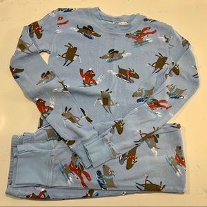 Mini Boden Sledding Dogs Pajamas - 13Y